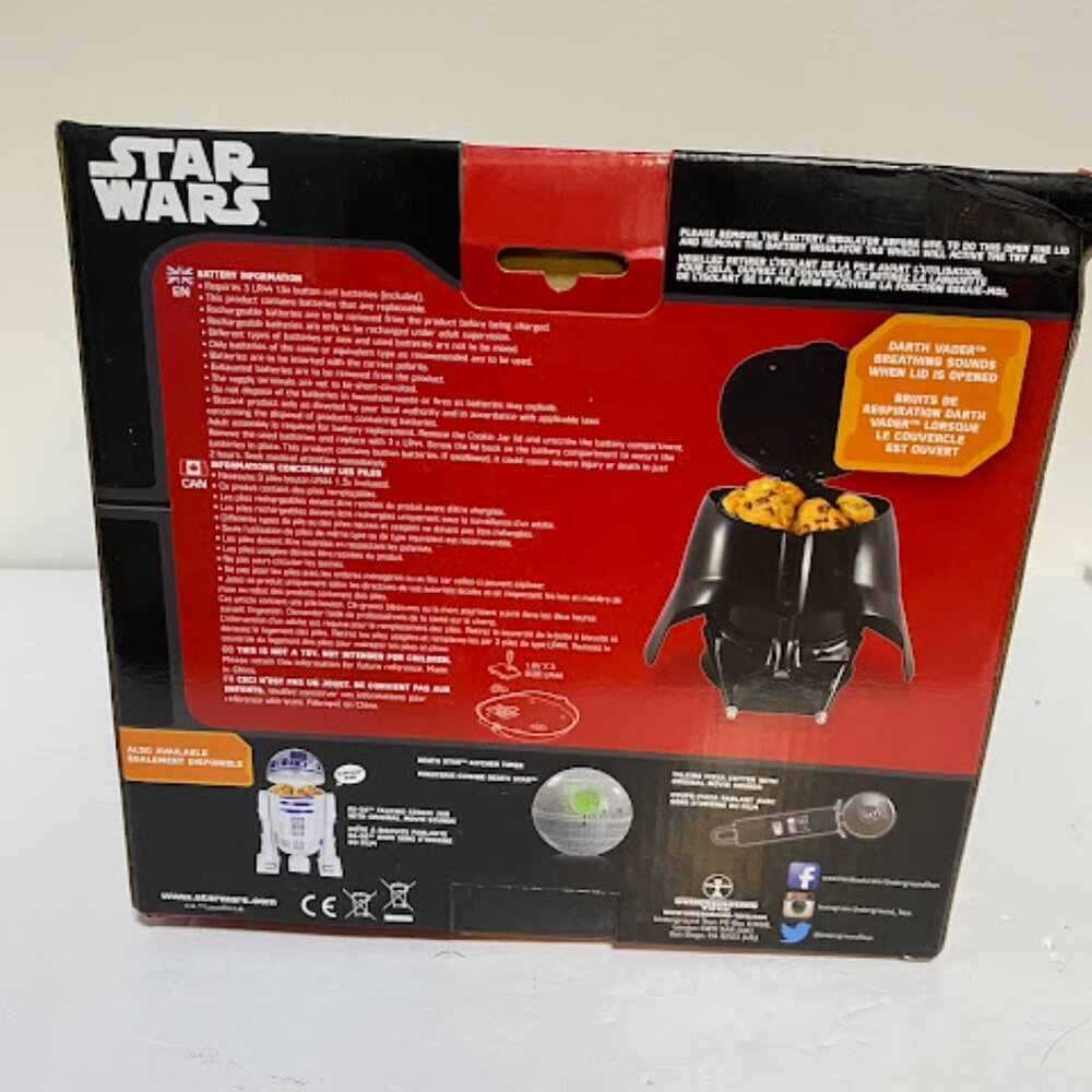 Star Wars Darth Vader Talking Cookie Jar with Original Movie Sounds - Picture 8 of 16